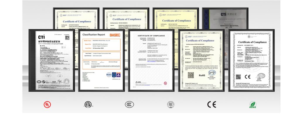 WESTBRIGHT certificates
